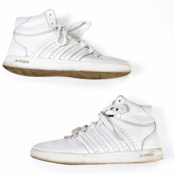 K-Swiss Women’s Sneakers White Leather Tennis Activewear Retro Classic VN Sz 8 - Picture 3 of 7